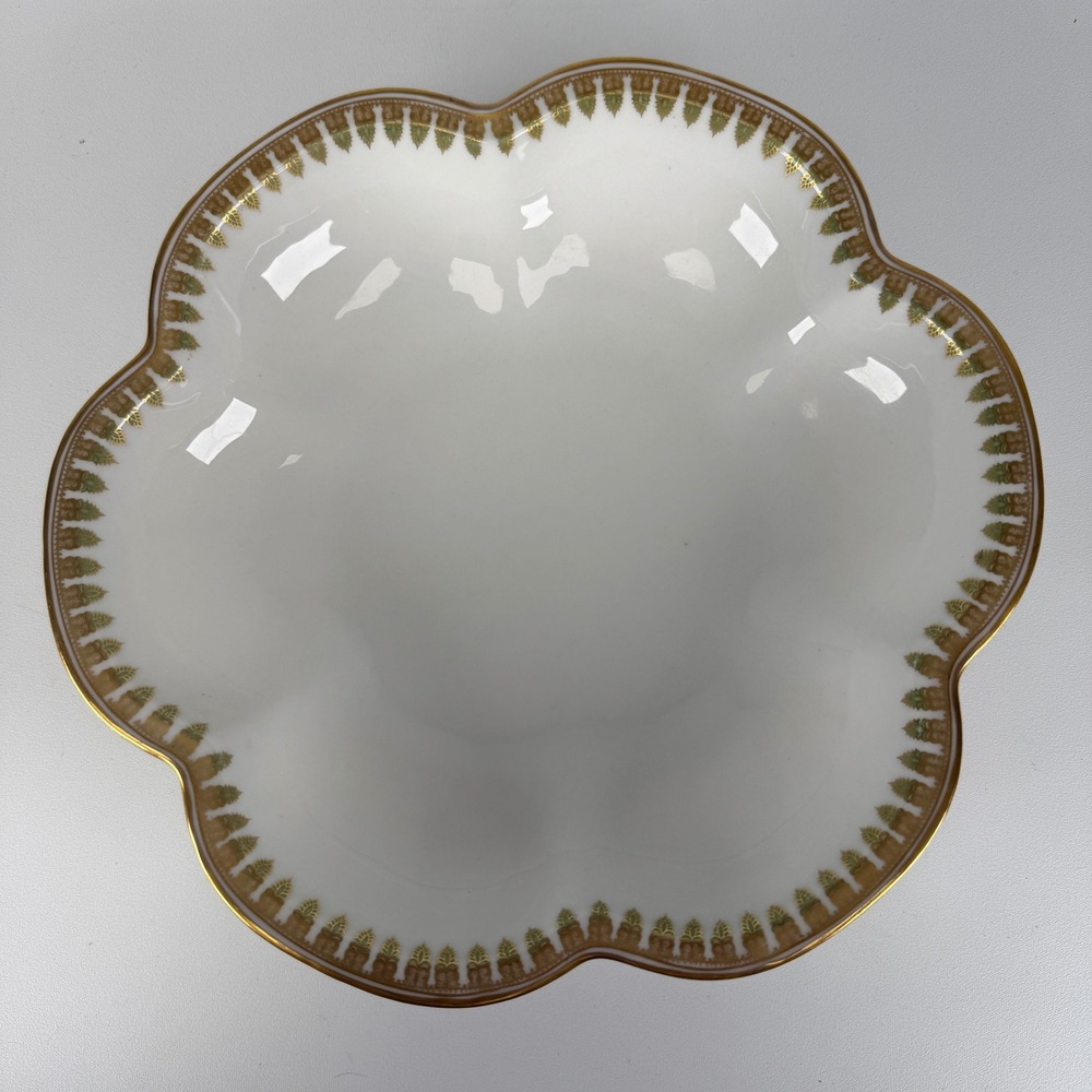 Theodore Haviland Limoges France Scalloped Serving Bowl Trinkler Dohrmann Co